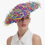 Flamboyant Spirit Hat in Purple and Multicolour