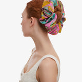 Have A Good Trip Midi Scrunchie in Pink and Green