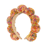 Found Balance Headband in Multicolour Raffia