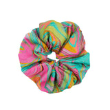 Have A Good Trip Mega Scrunchie in Pink and Green