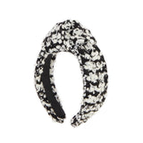 Save Your Love Knotted Headband in Black and White