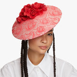 Lonesome Rose Hat in Red