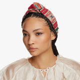 Ancestral Knotted Headband in Red