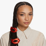 Red Bird Hair Barrette in Red