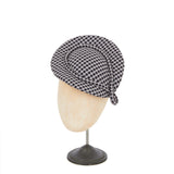Missy Hat in Black and Taupe