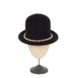 Wild Bunch Felt Derby Hat in Black