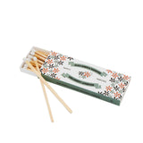 Box of Long White Matches in AH Floral Print