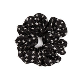 What A Star Scrunchie in Black and Cream