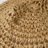 Cosmo Open-weave Straw Hat with Cat Ears