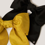 Pretty Bow Barrette and Brooch in Black