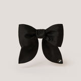 Baby Bow Barrette and Brooch in Black