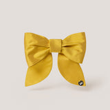 Baby Bow Barrette and Brooch in Yellow
