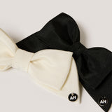 Harajuku Bow Barette and Brooch in Black