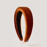 Too Rusty Padded Headband in Brown
