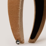 Iced Tea Padded Headband in Light Tan