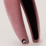 Bara Padded Headband in Rose Pink