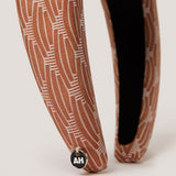Sunrise Padded Headband in Burnt Orange