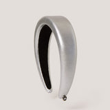 Mitsuki Padded Headband in Silver