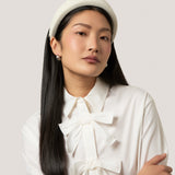Yuki Padded Headband in Cream
