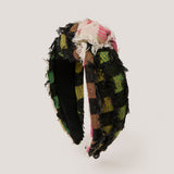 Ichiko Knotted Headband in Black and Multi-Colour