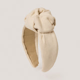 Heightened Knotted Headband in Calico