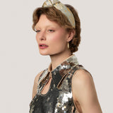 Shine Shine Knotted Headband in Gold and Silver