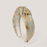 Shine Shine Knotted Headband in Gold and Silver