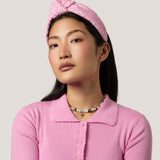 Sakura Knotted Headband in Pink