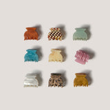 Gachapon Mini Hair Claw Grips in Various Colours