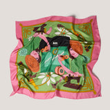 Atelier By Cosmo Print Silk Scarf in Multicolour
