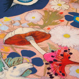 True Love Print Cotton Scarf in Multicolour