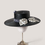 Rin Boater Hat in Navy