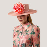 Ichika Boater Hat in Pink