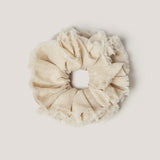 Fragosyko Frayed Scrunchie in Natural Linen