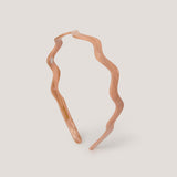 Wave Headband in Peachy Orange