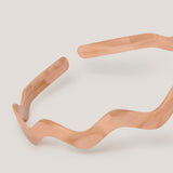 Wave Headband in Peachy Orange