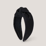 Mavros Knotted Headband in Black