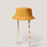 Alkyonie Cotton Bucket Hat in Mustard Yellow