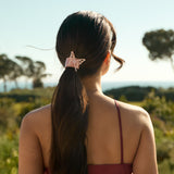 Petalouda Hair Band with Butterfly in Dusty Pink