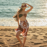Theia Fine Straw Picture Hat with Burnt Orange Bow