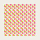 AH Signature Print Silk Scarf in Pink