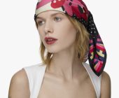 Silk Twill Scarf in Flower Child