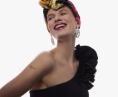 Silk Twill Scarf in Flower Child - Image 5
