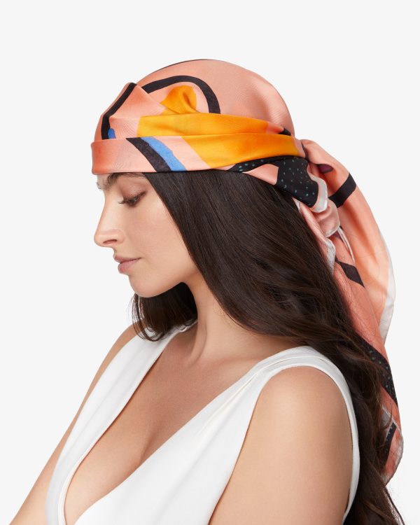 Silk Twill Scarf - Symi Earth