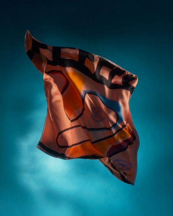 Silk Twill Scarf - Symi Earth - Image 4