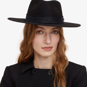 Wool Fedora - Black
