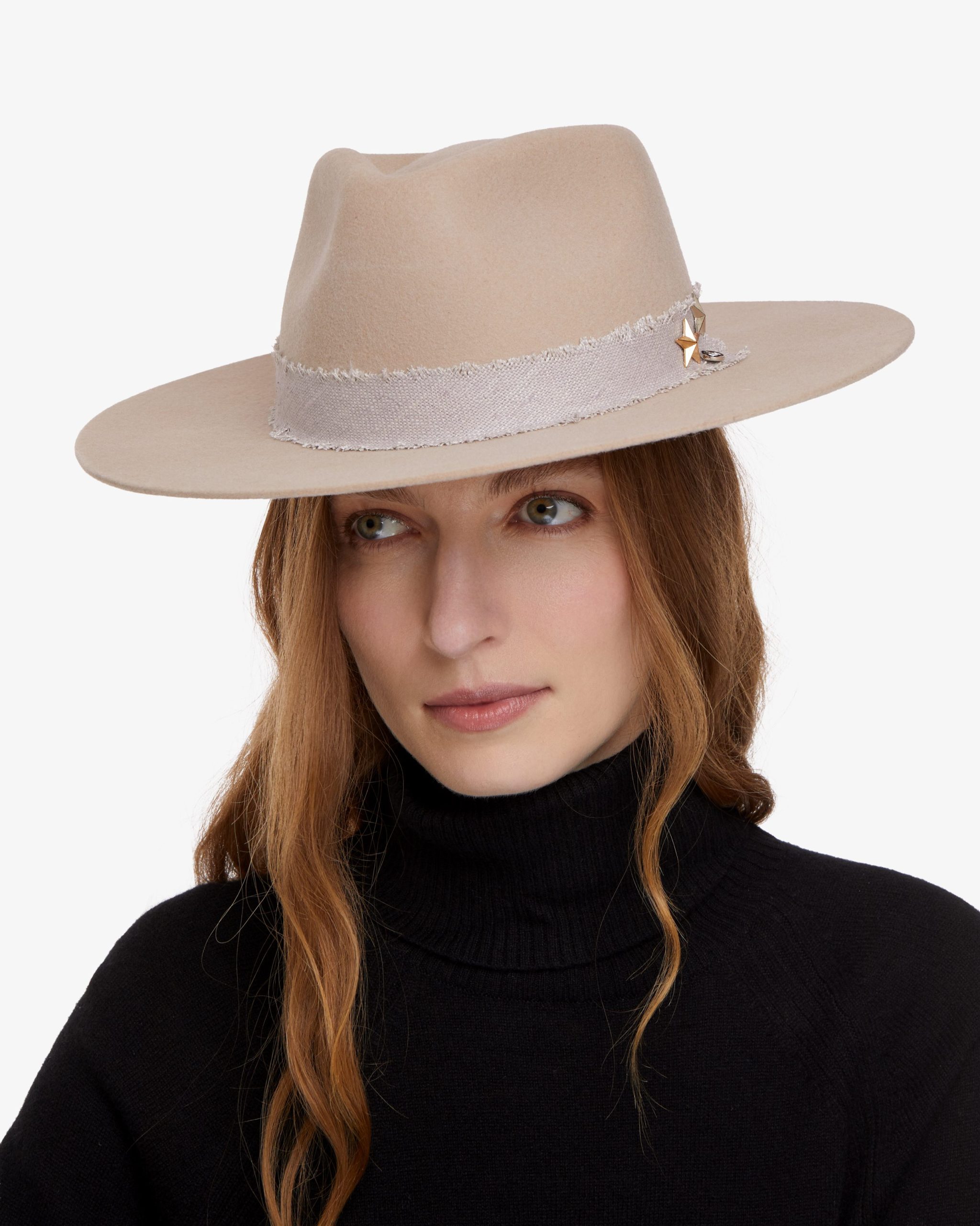 Wool Fedora - Chalk Cream