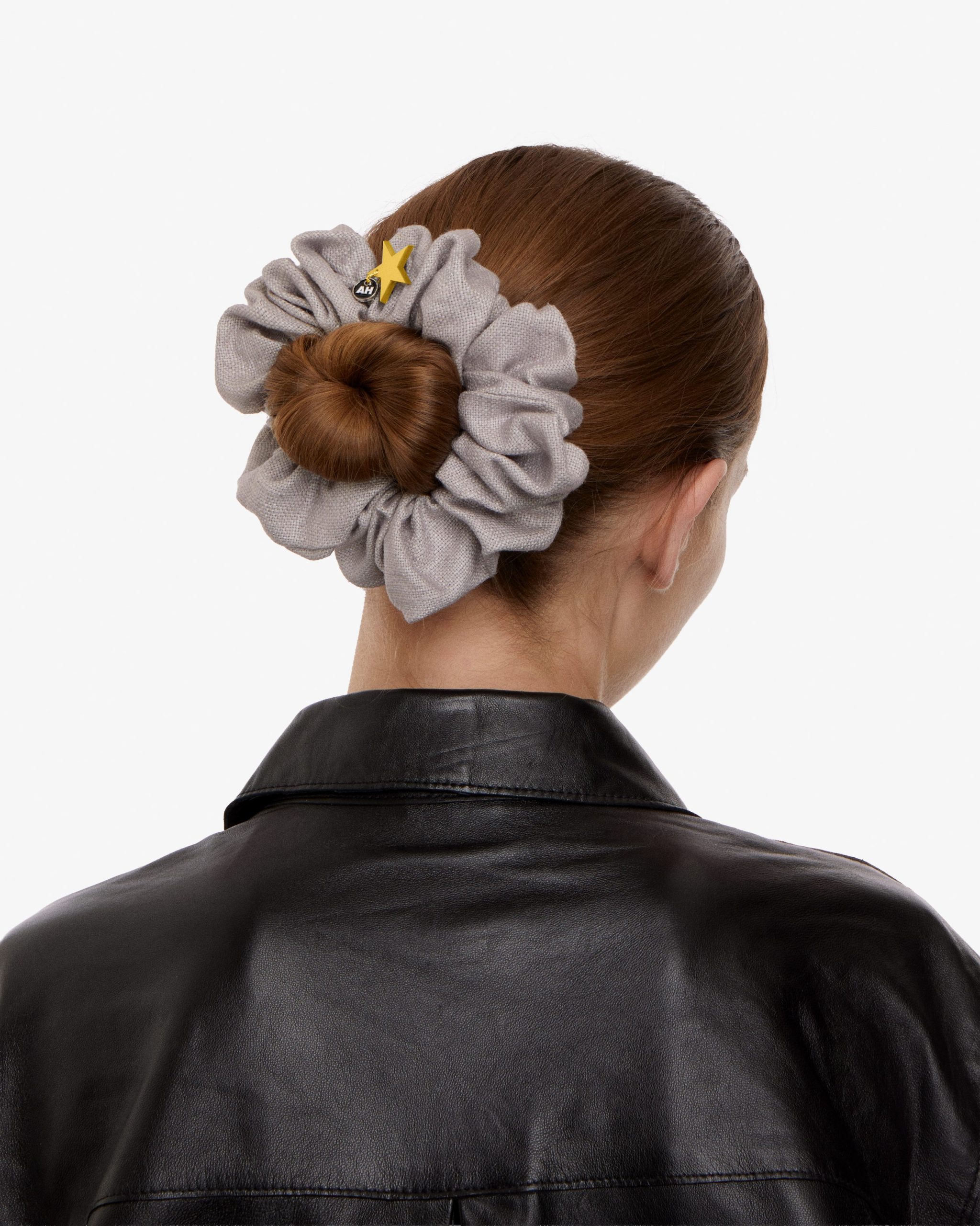 Scrunchie - Born A Star - Cream Taupe