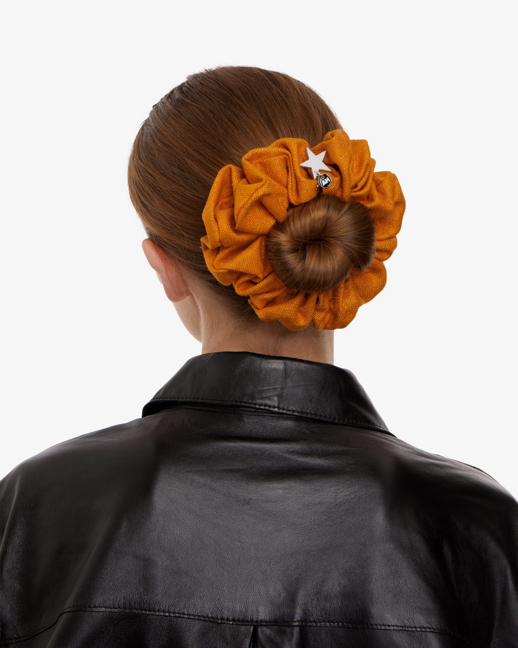 Scrunchie - Born A Star - Saffron Yellow