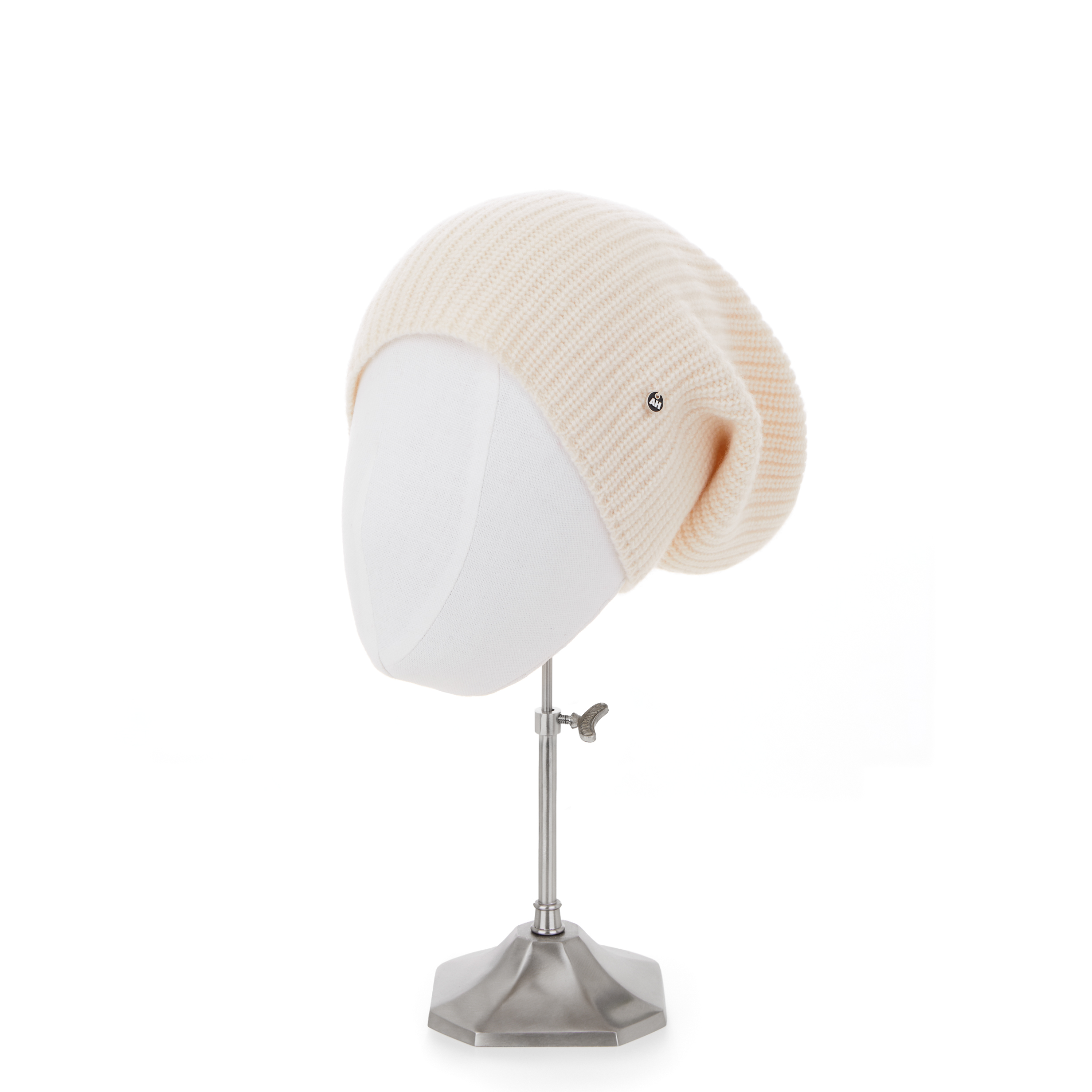 Cashmere Beanie - Chalk Cream - Image 3